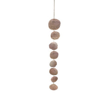 Garland capiz nature 10x1x100cm Pink