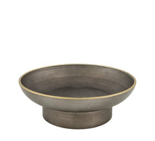 Tray metal Ø28.5x10cm Antique Silver