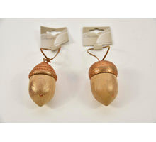 pinewood acorn w print 2ass 4.5x4.5x7cm copper