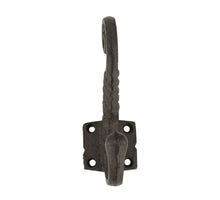 Hook cast iron 4.5x8.2x13cm Dark brown