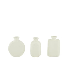 Vase ceramic 6.7x3.5x11.1cm White mix