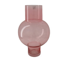 Vase glass Ø25x42cm Pink