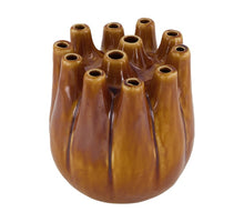 Vase ceramic Ø17x17cm Brown