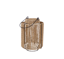 Lantaarn papiertouw+hengsel Ø18,5xH26cm naturel