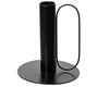 Candlestick iron black matt D10 H11cm