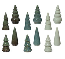 Boom porcelain 12 assorted khaki/turquoise/green D8 H16cm