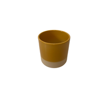 Cilinder Smooth Flowerpot Oker 13cm