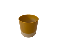 Cilinder Smooth Flowerpot Oker 17cm