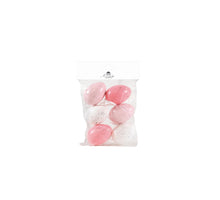 6ST EI 6CM ROZE-LICHT ROZE -WIT