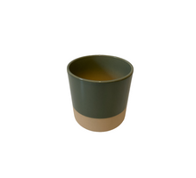 Cilinder Smooth Flowerpot Dusty Green 17cm