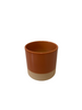 Cilinder Smooth Flowerpot Terra 13cm