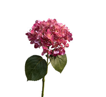 hydrangea spray 75 cm real touch mauve