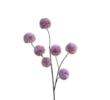 pompom spray x 7 lg 98 cm light purple