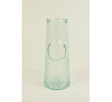 Fles Mandala helder recycleglas D6,5 H16cm