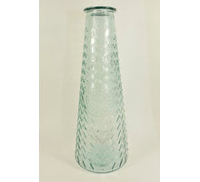 Fles Mandala helder recycleglas D21 H55cm