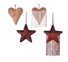 Hanger fig velvet w hanger 4ass assorted dia17cm