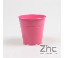 POT MAGENTA GEGALVANISEERD H10 CM