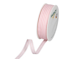 Rol Strip linten 10mm 35mtr pale pink/white