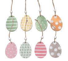 4 HOUTEN EITJES 6.5CM / 2 ASSORTIE /POLY BAG