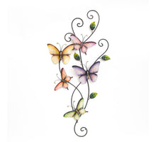 WANDDECO SET VLINDERS 35X4X67,5CM METAAL