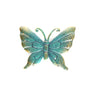 METAL BUTTERFLY BRONZE 22X19CM WALL DECOR