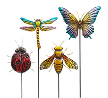 INSECT OP STEKER 15X57CM 4 ASSORTIE METAAL