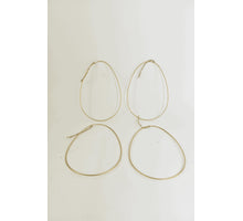 Metal Egg pendant 25cm gold pack of 4 pieces