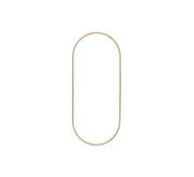 Metalen ring Ovaal 13x30cm goud pak á 3 stuks