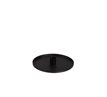 Metalen kaarshouder Ø 16 cm zwart