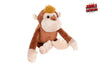 Jungle Expedition Monkey Plush Brown with Velcro 20cm