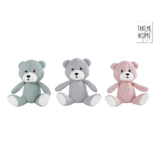 Take Me Home bear crocheted plush 3 assorted 14cm