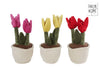 Take Me Home tulp plant pluche L 3 assortie 27cm