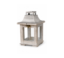 Lantern Alba L13 W11 H23.5cm Grey