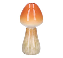 Vase Pilz Morchel Orange D7,5 H16 cm Keramik