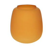 Glass vase Amelie d10.4/18.2xh20 mango matt