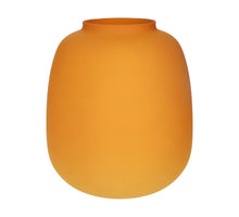 Glass vase Amelie d10.5/22.2xh25.3 mango matt
