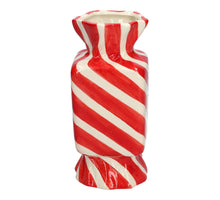 Vase Candy 9x9x20 red