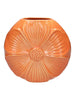 Vase Petal 22.5x6.5x21 orange
