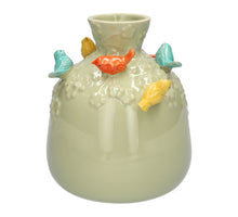 Bottle Birds d14xh16cm green