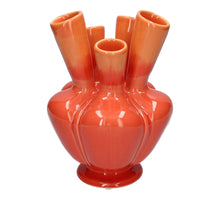 Vase Talia d13xh17cm orange/cherry