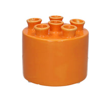 Vase Tulia d12xh10.5cm orange