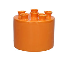 Vase Tulia d17xh14.3cm orange