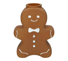 Vase Cookie2 11.5x5.3x15.2cm Brown Matt