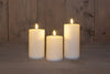 B.O.T. 3ST OUTDOOR KAARS 7,5X10/12,5/15CM WIT 3D LONT AAN/UIT/ 6U TIMER  3X3AAA