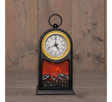 HAARD MET KLOK 2XC BATTERIJ MET 6/18U TIMER  14,5X12X27CM ZWART