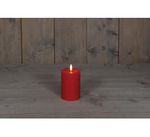STOMPKAARS B.O.T.  ROOD WAX RUSTIEK 3D LONT 7,5X10CM 3XAAA / TIMER