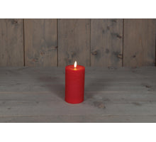 STOMPKAARS B.O.T.  ROOD WAX RUSTIEK 3D LONT 7,5X12,5CM 3XAAA / TIMER