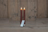 DINERKAARS B.O. 2ST ANTIEK ROZE RUSTIEK WAX 23CM 3D LONT MET AFSTANDSBEDIENING 2X2AAA