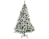 Imperial pine tree snowy green/white dia137 H210 cm