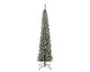 Pencil Pine tree, snowy green/white, D70 H240 cm